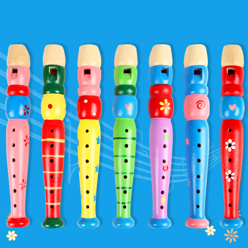 Hot Colorful Wooden Flute Musi - Musical Instrument Harmonium 评论和价格