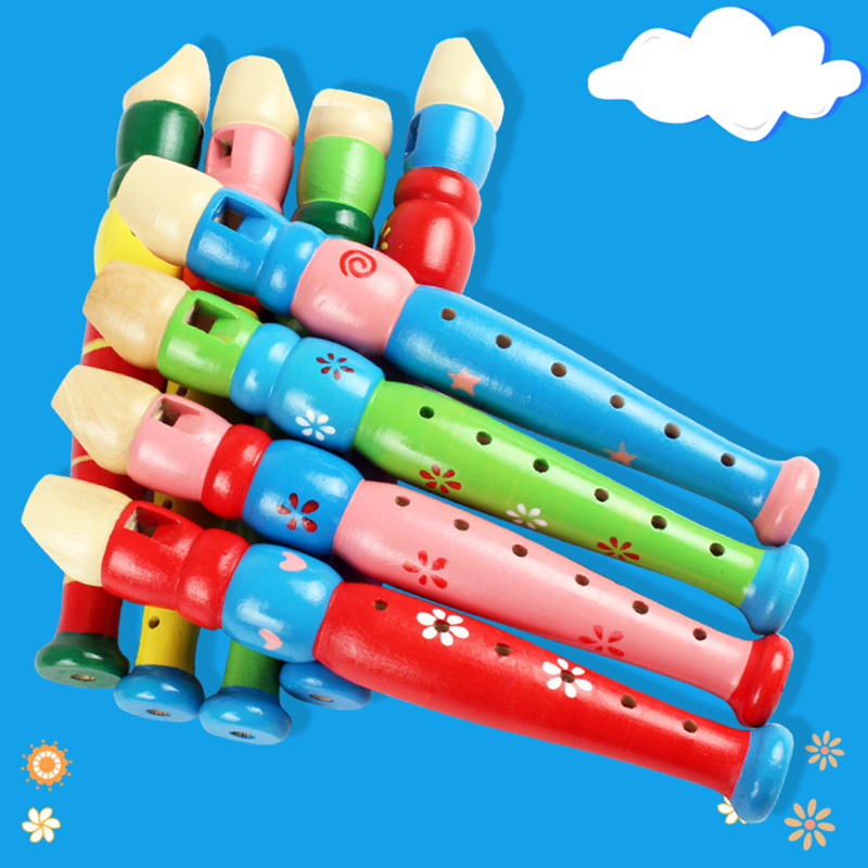 Hot Colorful Wooden Flute Musi - Musical Instrument Harmonium 评论和价格