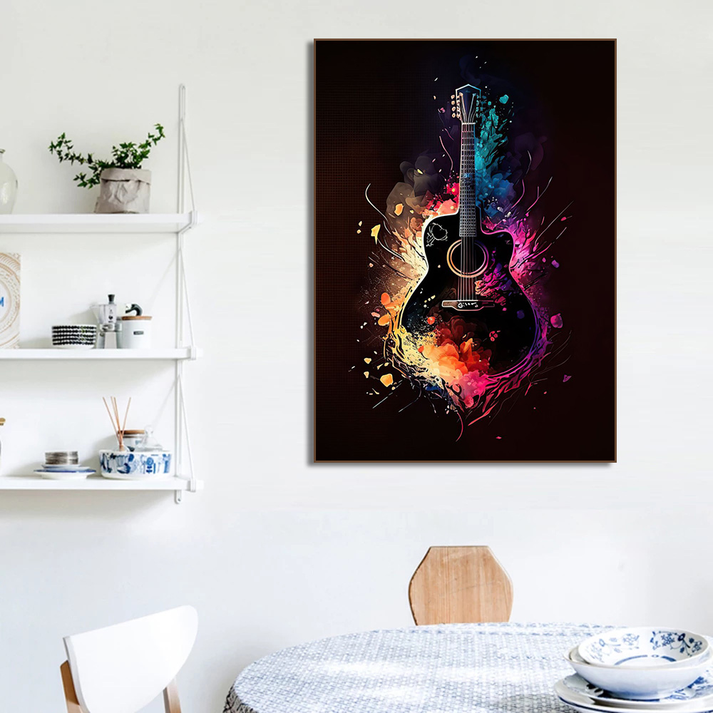 Music Instrument Guitar Waterc - Picture Of Musical Instrument 评论和价格