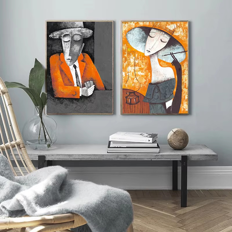 Abstract Picasso Artwork Man P - Picture Of Musical Instrument 评论和价格