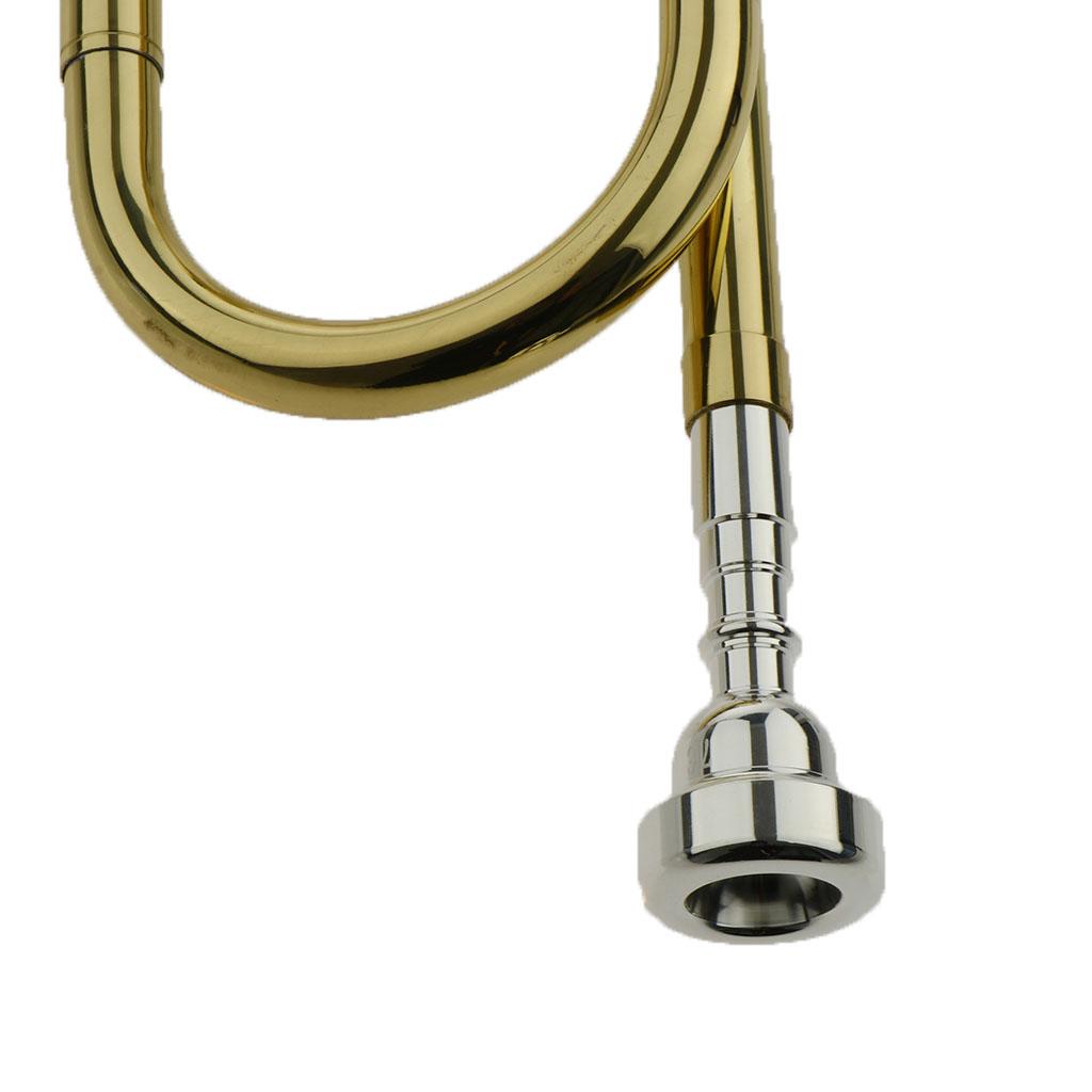 Kids Trumpet Brass Golden Bugl - Musical Instrument Bugle 评论和价格