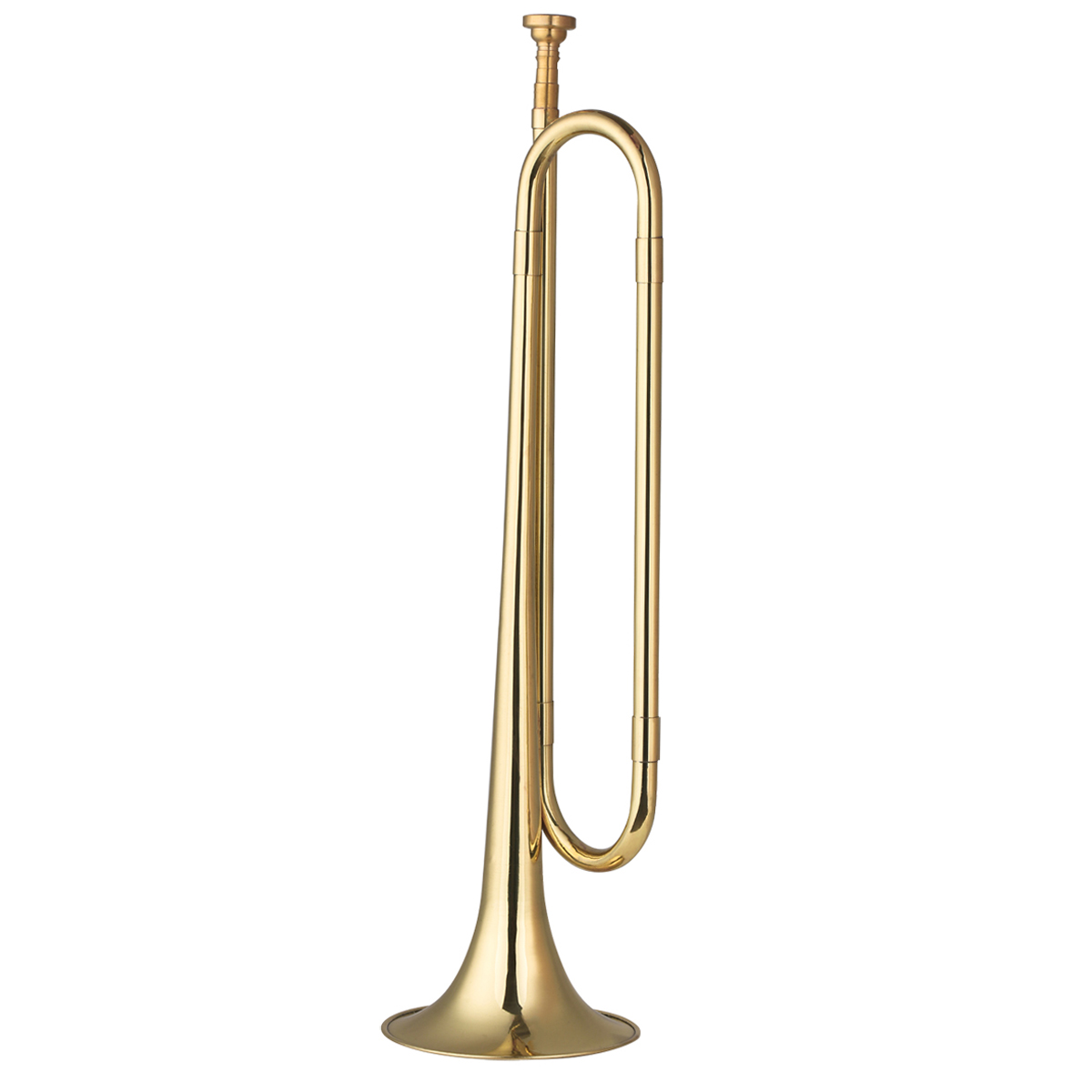 Brass C Bugle Call Gold-Plated - Musical Instrument Bugle 评论和价格