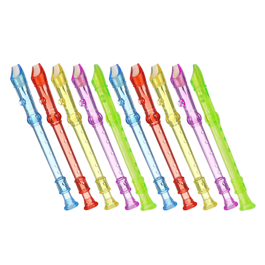 10Pcs Lightweight Portable 6-H - Soprano Recorder Plastic 评论和价格