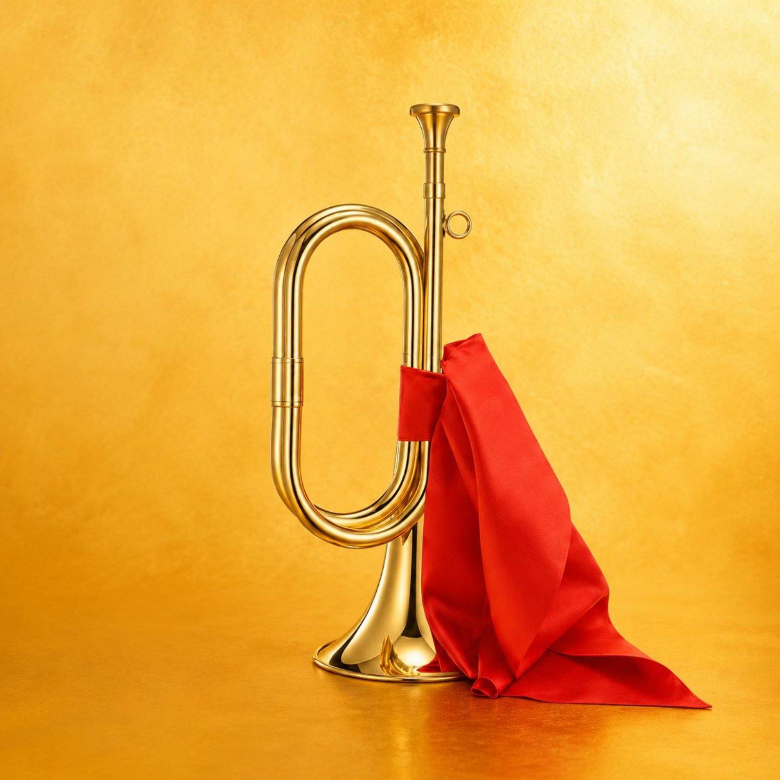 Brass Musical Horn Portable Ca - Musical Instrument Bugle 评论和价格