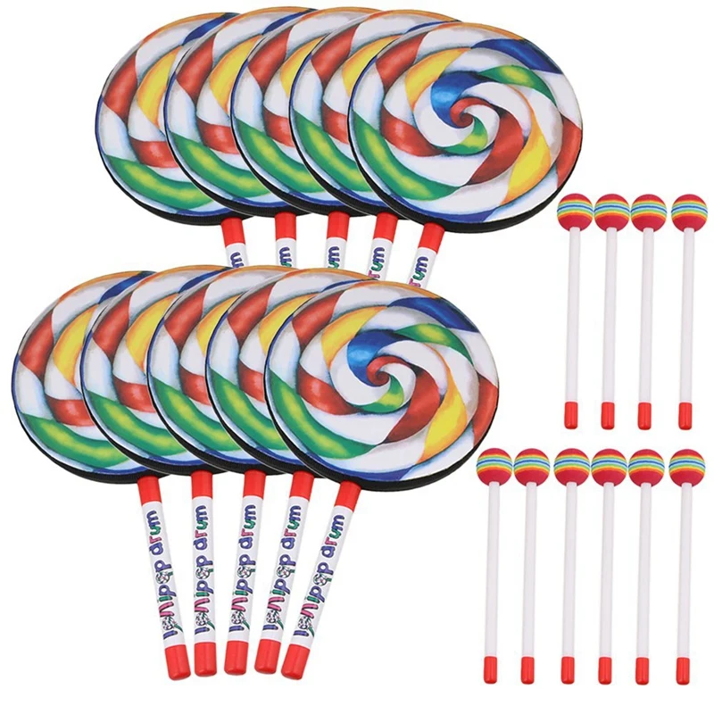 10Pcs 7.9 inch Lollipop Shape  - Musical Instrument Harmonium 评论和价格