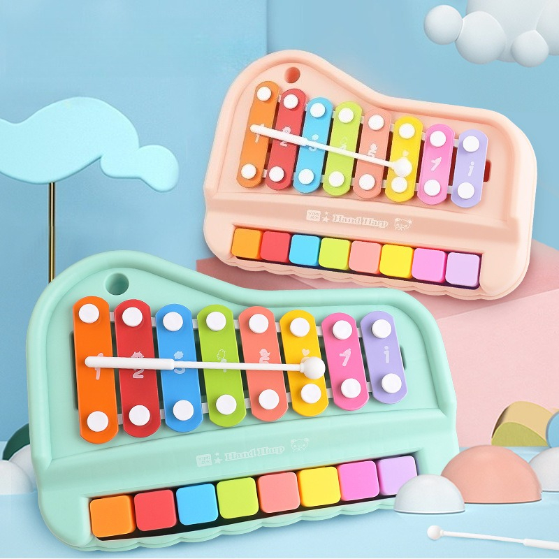 8-Note Xylophone Piano 2-in-1  - Musical Instrument Harmonium 评论和价格