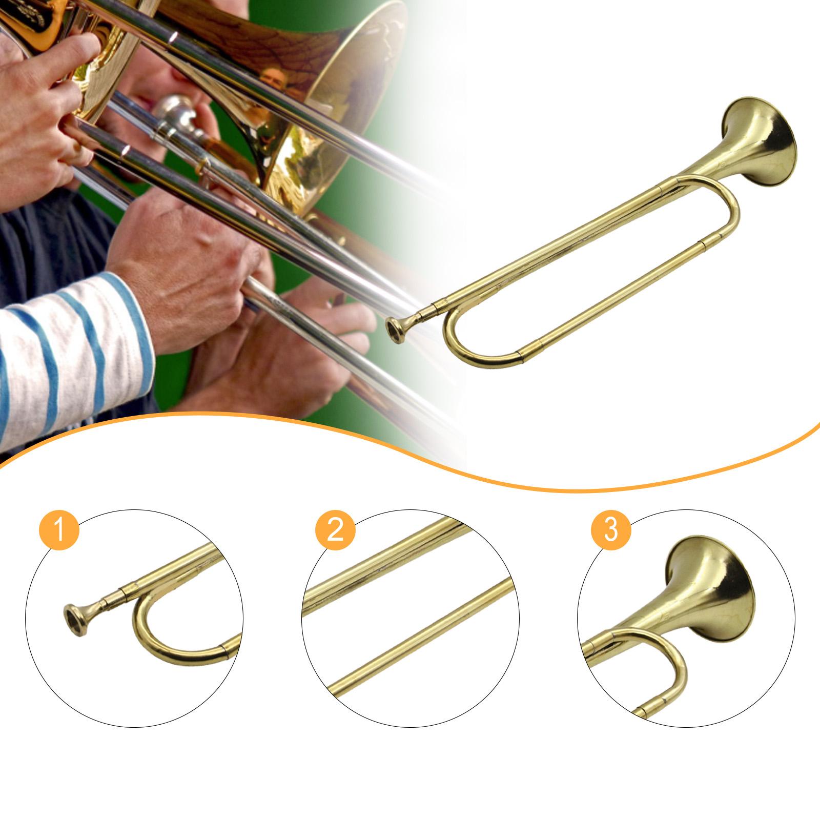 Brass Trumpet Bugle Music Inst - Musical Instrument Bugle 评论和价格