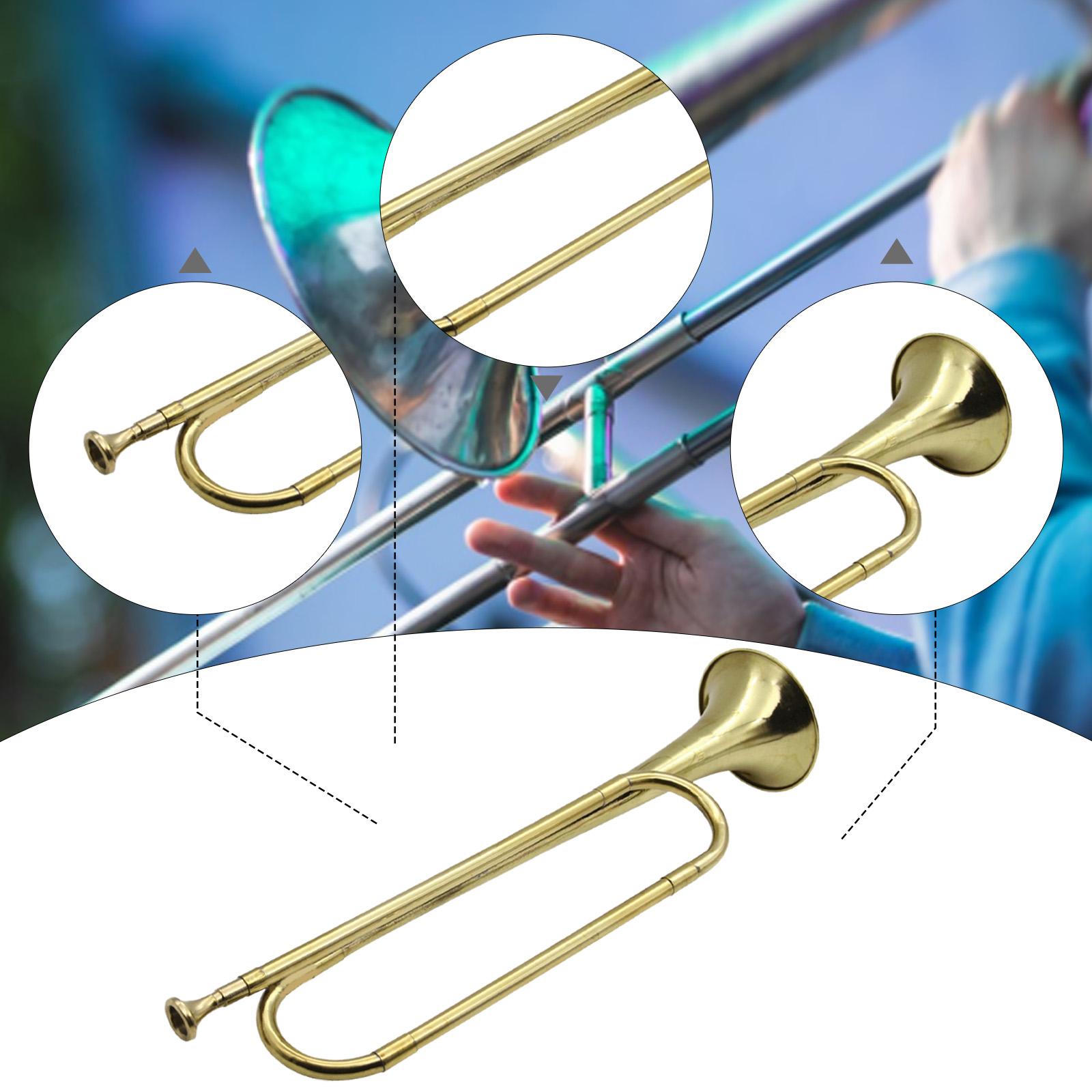 Brass Trumpet Bugle Music Inst - Musical Instrument Bugle 评论和价格