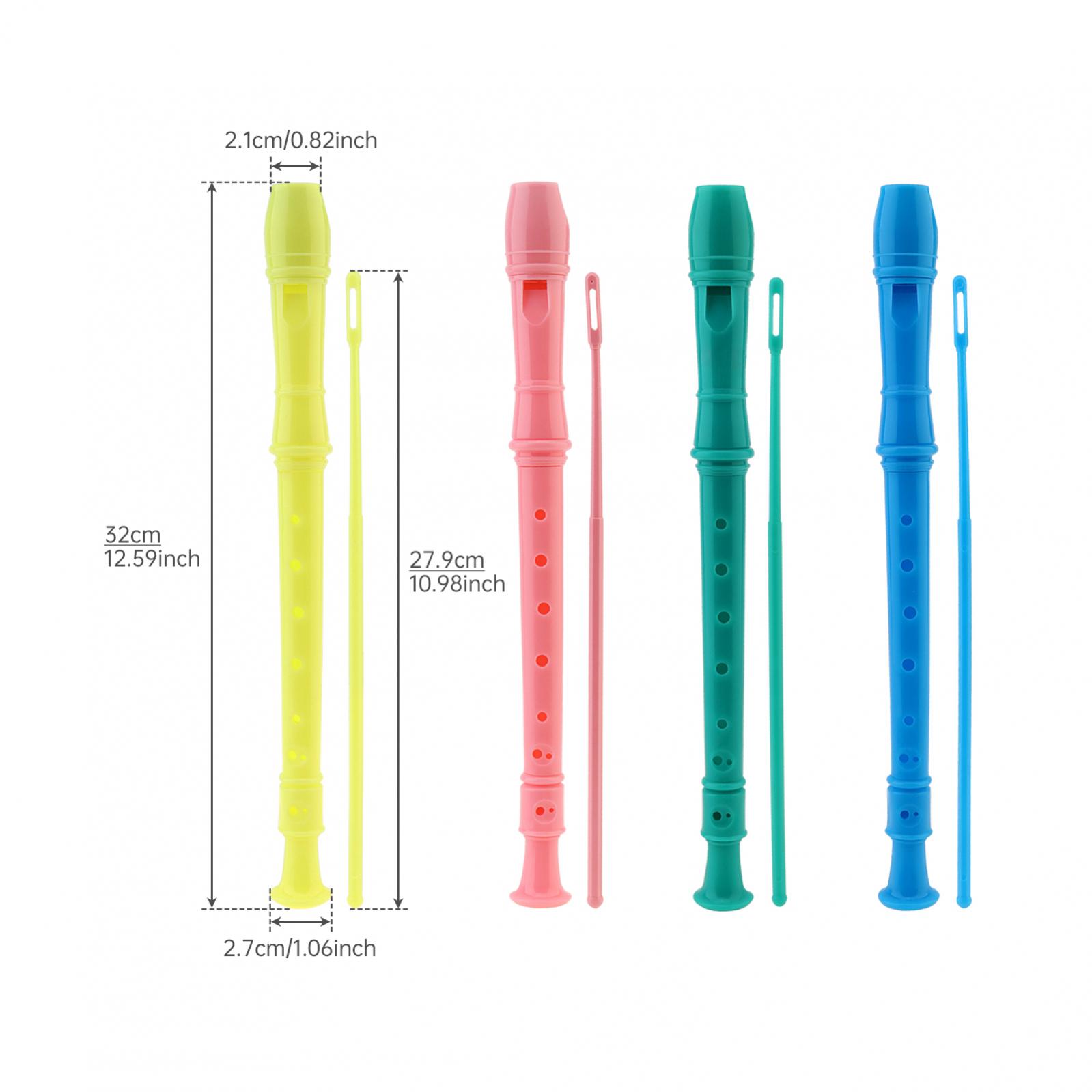 4 Packs ABS Plastic Key C Germ - Soprano Recorder Plastic 评论和价格