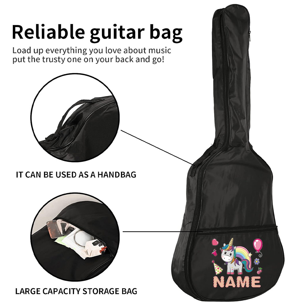Customized Name Guitar Bag 36- - Musical Instrument And Names 评论和价格