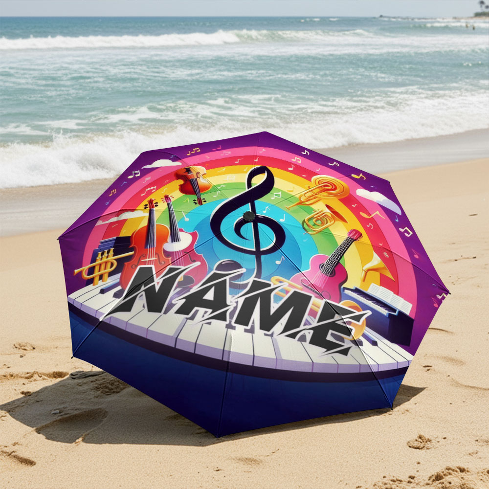 Custom Name umbrella, Music Th - Musical Instrument And Names 评论和价格