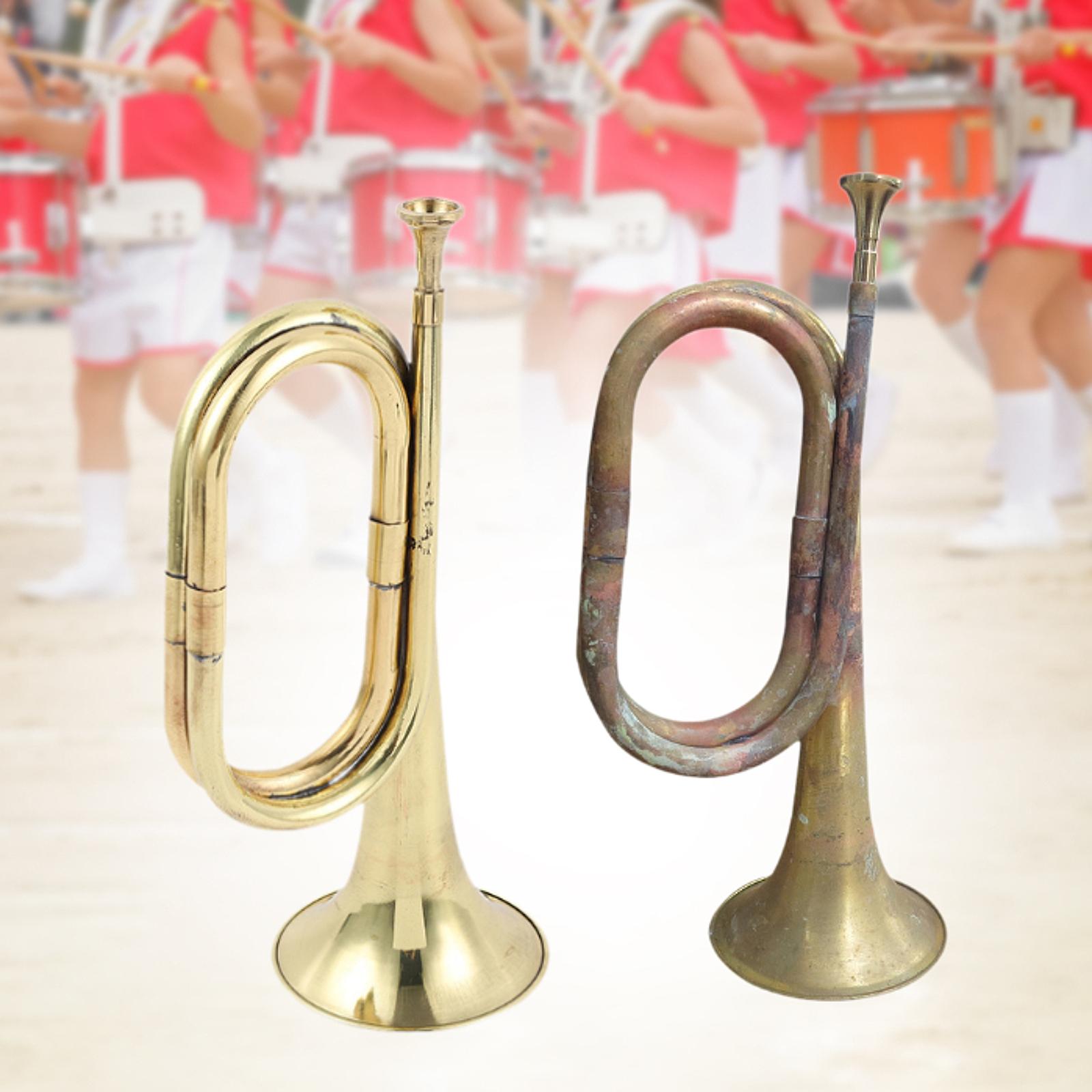 Brass Bugle Trumpet Prop Music - Musical Instrument Bugle 评论和价格