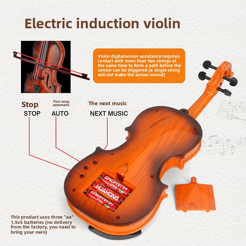Acoustic Violin Toys Adjustabl - Musical Instrument Harmonium 评论和价格