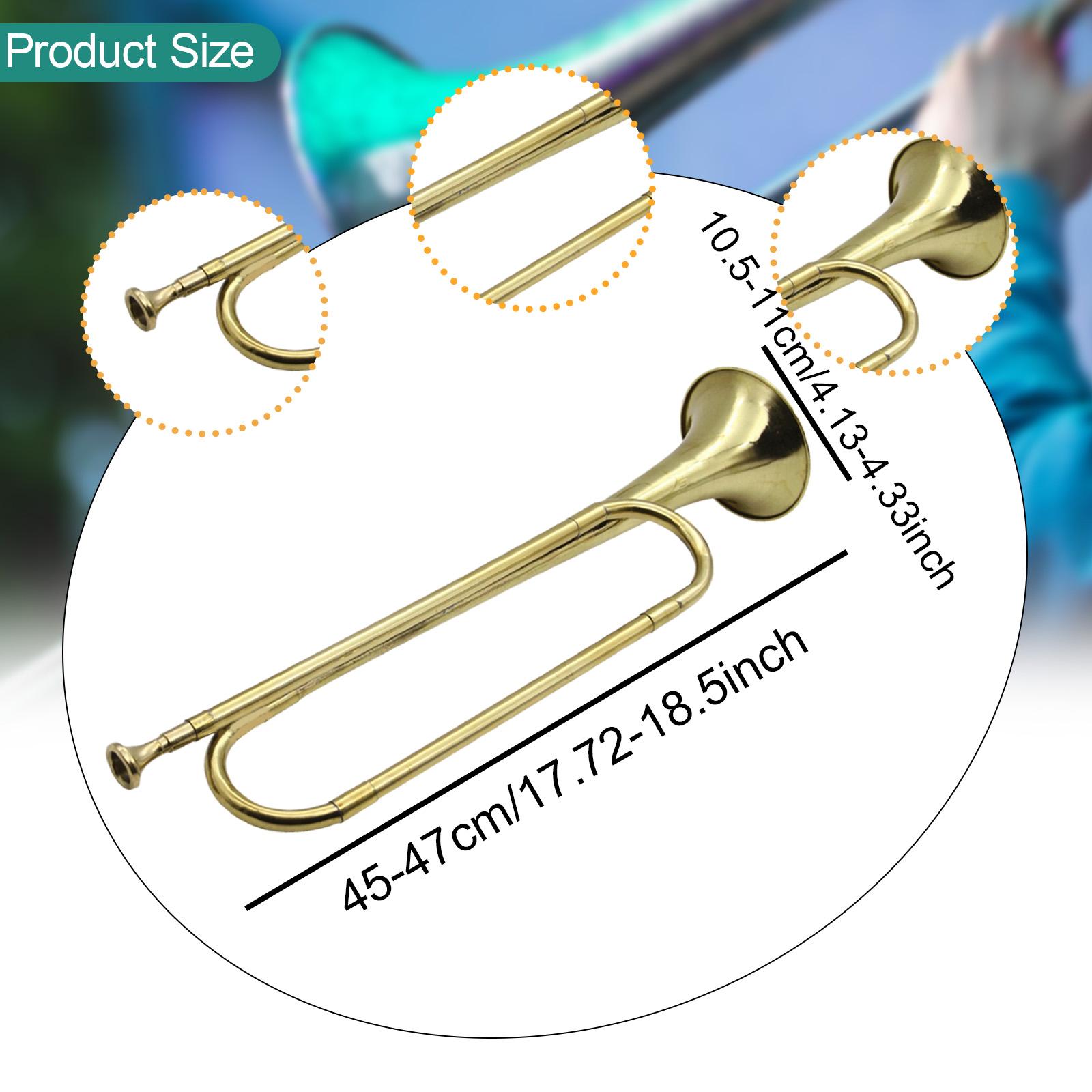 BB Trumpet Blowing Bugle with  - Musical Instrument Bugle 评论和价格