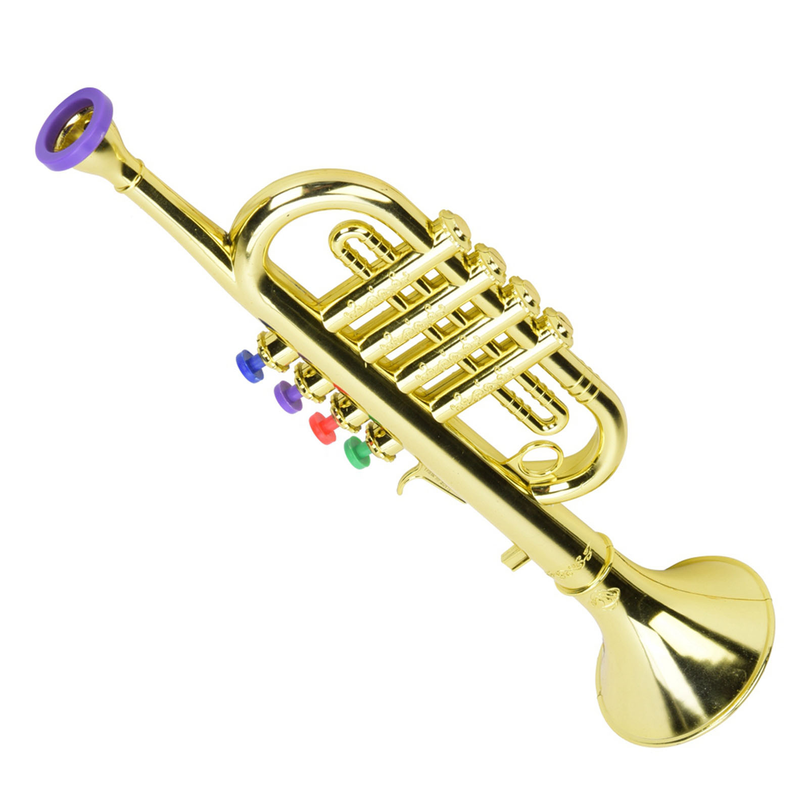 Kid Trumpet Golden Coated Plas - Musical Instrument Harmonium 评论和价格