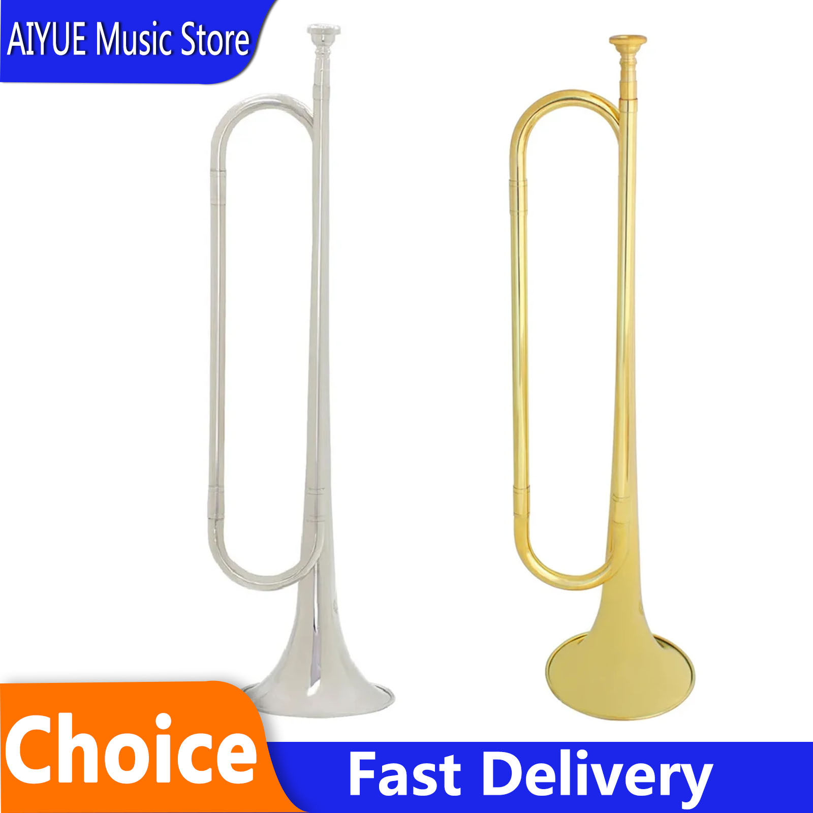 SLADE Retro Bb Flat Bugle Trum - Musical Instrument Bugle 评论和价格