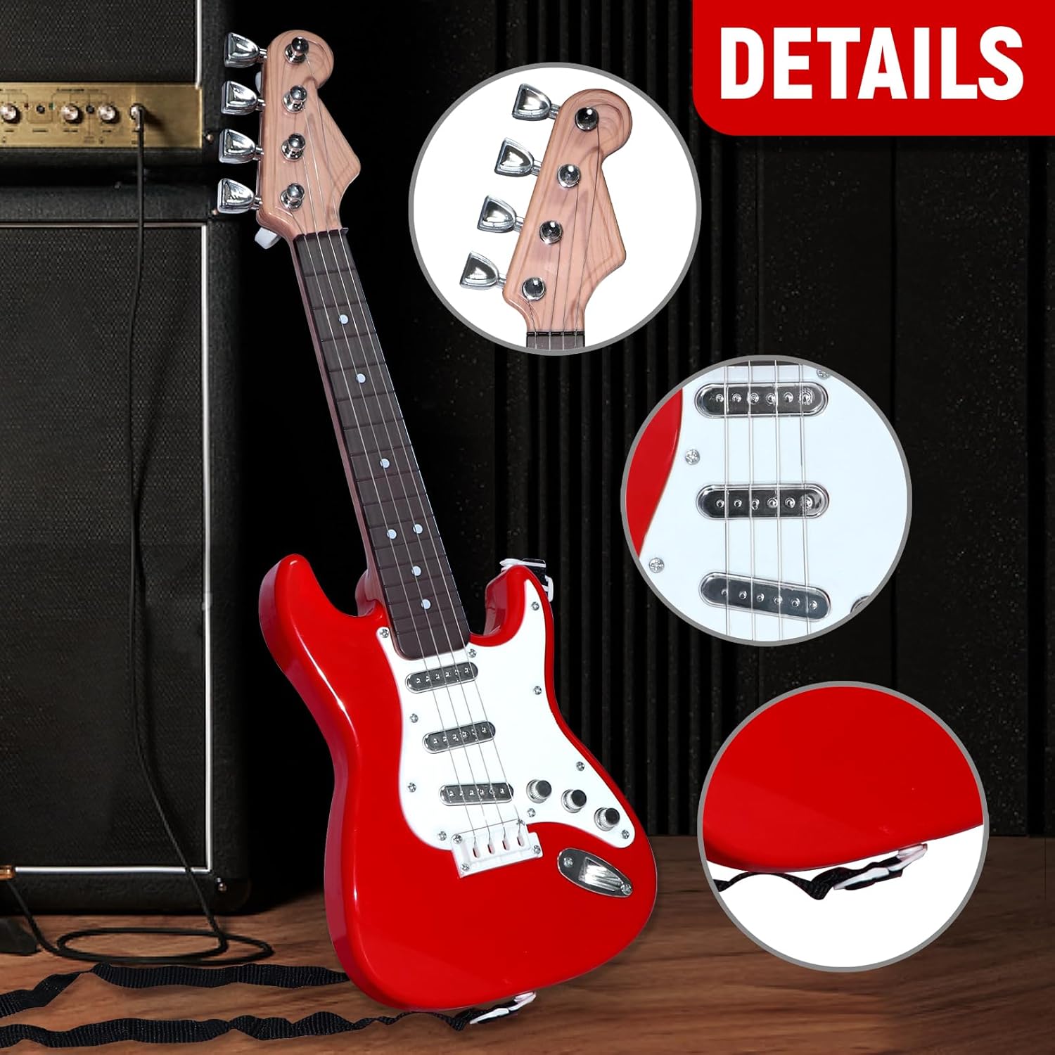 Kids Electric Guitar Toy - 4-S - Musical Instrument Harmonium 评论和价格