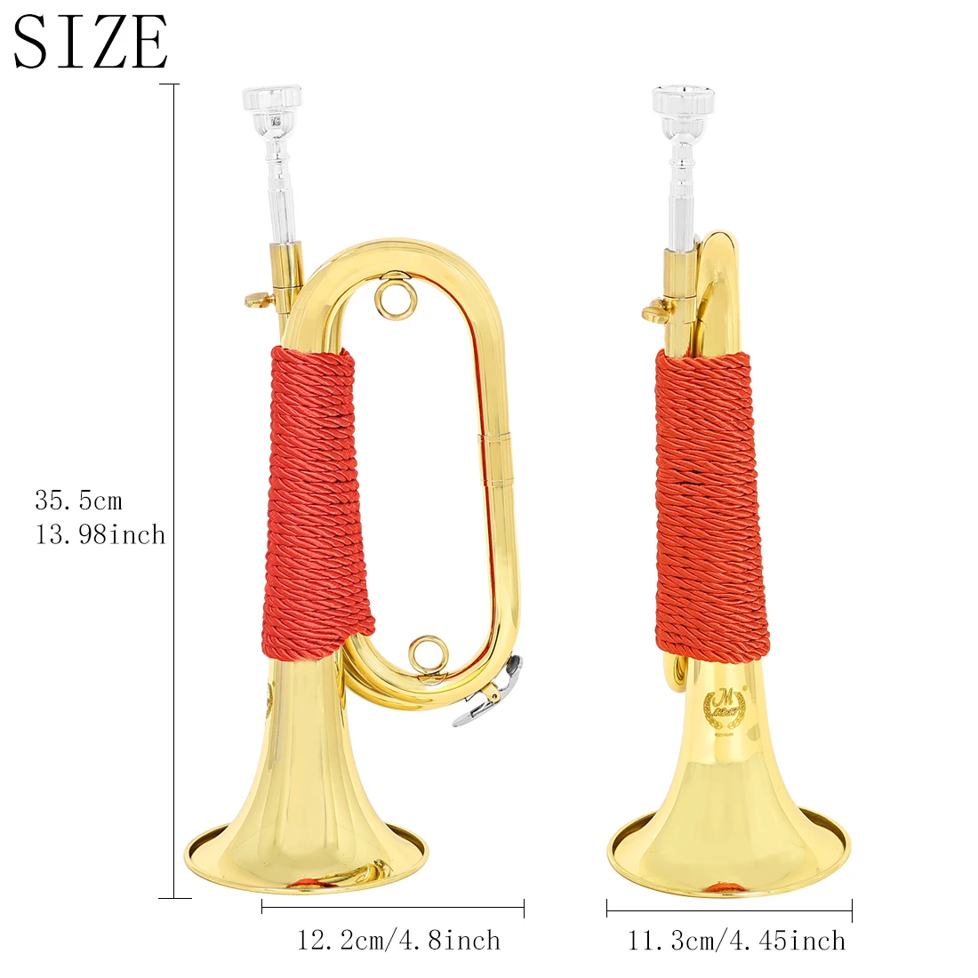 M MBAT Bugle Spanish Flugelhor - Musical Instrument Bugle 评论和价格